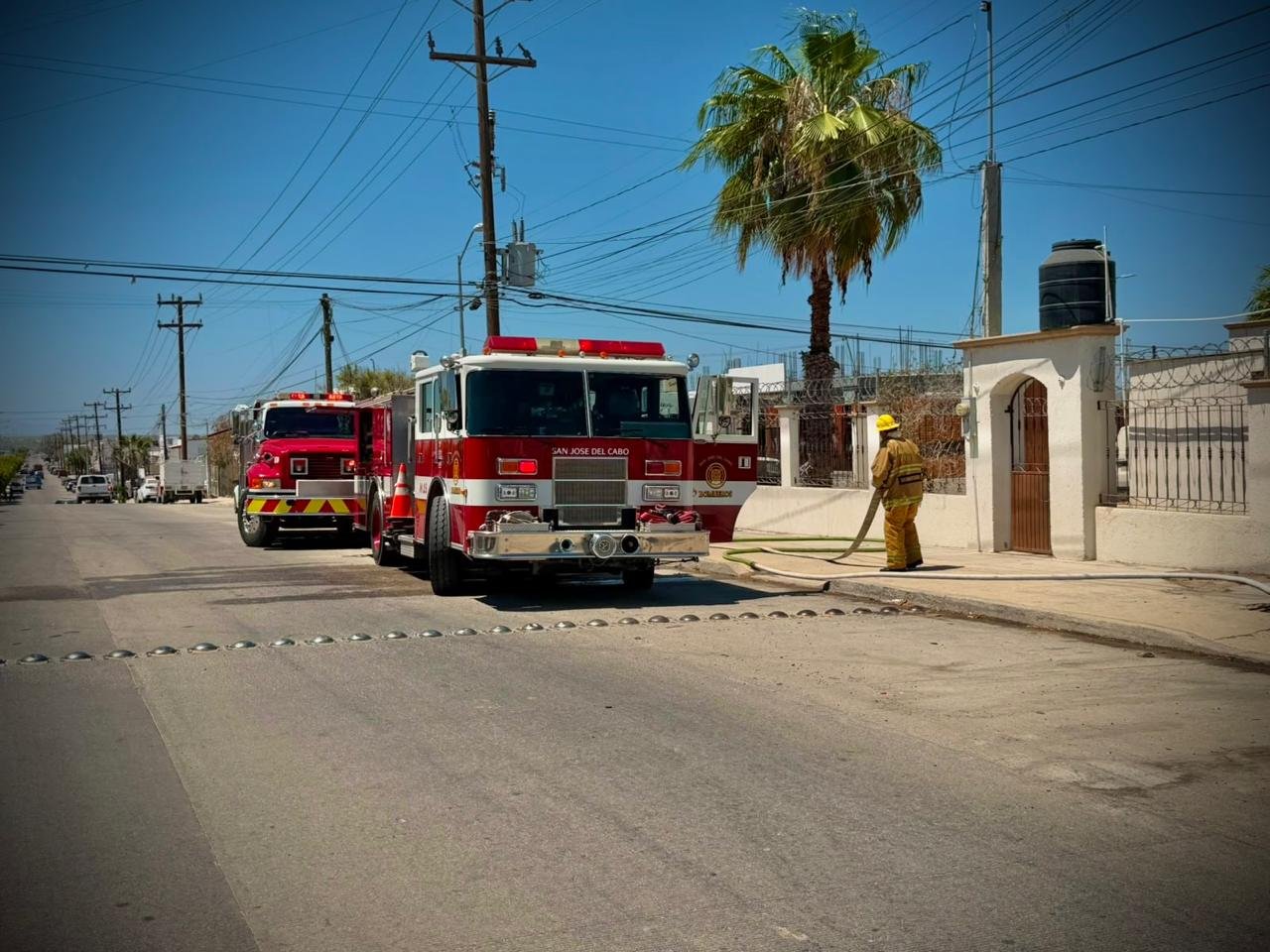 Explosión en vivienda de la colonia Santa Rosa deja una persona lesionada en San José del Cabo